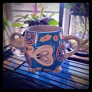 Elephant coffee mug or planter